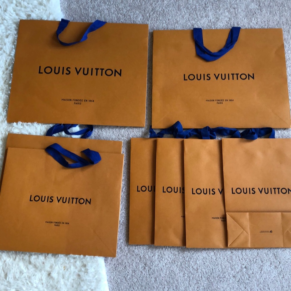 Louis Vuitton paper bags